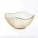 Metal Wire Storage Basket 26.7 x 12.2 x 10 cm Practical Household Basket Kitchen Organiser for Snacks, Fruit and Small Items 5