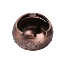 Metalen asbak 8x7 cm Rookwindbestendige asbak Vintage metalen decoratie Stijlvolle rookaccessoire Geschikt voor binnen- en buitengebruik 1