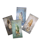 Metalen boekenlegger veer 80 x 28 mm met ketting decoratieve leesaccessoire 1