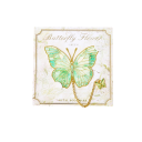 Metalen boekenlegger vlinder aan ketting 9,4 x 5,1 cm kleurrijk decoratief accessoire voor lezen 9