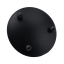 Metalen kaarsenhouder 11 cm ronde gietijzeren roestvrijstalen kandelaar elegante kaarsenhouder voor badkamer bruiloft feestdecoratie 3