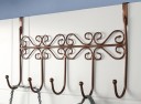 Metalen kapstok met ornament 3