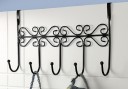 Metalen kapstok met ornament 1
