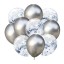 Metallballons mit Konfetti 10 Stk 7