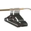Metallbügel mit Kunststoffverpackung 10 Stück 40,5 x 18 cm Langlebige Kleiderbügel mit Anti-Rutsch-Beschichtung Praktisch und robust für Kleiderschrank und Ankleidezimmer 4