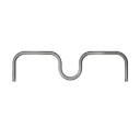 Metallhalter für Baumäste 13 cm silber für Äste bis 1,5 cm zur Formung und Fixierung von Ästen von Bäumen und Sträuchern im Garten 1