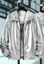 Metallic jacka för kvinnor P1741 6