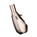 Metallic jet lighter genopfyldelig butan lighter Blå flamme Vindbestandig lighter med synlig brændstoftank 8