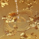 Metallic Placemats with Ornaments 6 pcs 12