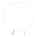 Metallischer runder Ständer 180 cm Hochzeitsbogen runder Rahmen für Ballon Dekorationen für Hochzeiten, Geburtstagsfeiern, Partys und festliche Anlässe 9