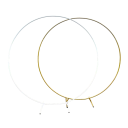 Metallischer runder Ständer 180 cm Hochzeitsbogen runder Rahmen für Ballon Dekorationen für Hochzeiten, Geburtstagsfeiern, Partys und festliche Anlässe 6
