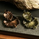 Metallischer Wasserfall-Räuchergefäß mit Frosch Rückflussrauch Halter für Räucherkegel Aromatherapie Dekoration Innenraum 4