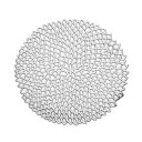 Metallisk bordstablett med blommönster 4