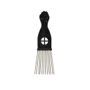 Metalowy grzebień do afro włosów 18×6 cm 12 zębów Profesjonalne narzędzie stylizacyjne do fryzjerstwa Barber Grzebień do loków i gęstych włosów 1