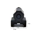 Mètre de distance infrarouge télémètre numérique appareil compact 23 × 52 × 18 mm technologie infrarouge noir pour mesure précise 3