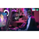 Mezclador de audio en vivo para PC con retroiluminación RGB, cambio de voz, efectos de sonido, reducción de ruido, micrófono XLR y auriculares 2