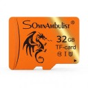 Micro SD TF SomnAmbulist Højhastigheds 32 GB Class 10 U1 UHS-I 1,5 x 1,1 cm Epoxy Harpiks Orange Til Mobil 1