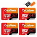 Micro SDHC/SDXC hukommelseskort med adapter og læser K538 1