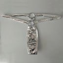 Micro tanga met metalen ring Minimalistische onderkleding met dunne bandjes in de taille Glanzend gelakt materiaal Taillewijdte 30 cm 10
