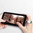 Micro USB férfi - USB női adapter telefonhoz és táblagéphez kulcskarikával alumínium ötvözet adatátvitel 480 Mbps flash meghajtóhoz és egérhez 5