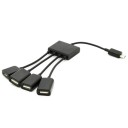 Micro USB hub 4 portas 3