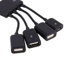 Micro USB hub 4 portas 4