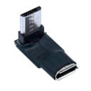 Micro USB mannelijke naar Micro USB vrouwelijke adapter Compacte reducer voor het verbinden van kabels en apparaten met een Micro USB-poort Zwarte 3