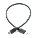 Micro USB til Mini USB-B M/M forbindelseskabel 25 cm 1
