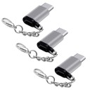 Micro USB til USB-C adapter 3 stk. K54 6