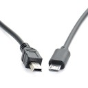 Micro USB to Mini USB-B M/M Cable 25 cm 3