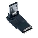 Micro USB -uros Micro USB -naaras -adapteri Kompakti reduktori kaapelin ja Micro USB -portilla varustettujen laitteiden yhdistämiseen Musta väri 4