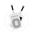 Micro USB / USB-C / Lightning trådløs opladningsadapter 1
