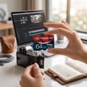 Microdrive microSD 64 GB Class 10 UHS-I U3 Rød og mørkeblå Til mobil og tablet Til kamera og fotoapparat 3