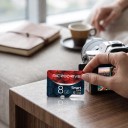 Microdrive microSD 8 GB Luokka 10 UHS-I U1 Punainen ja tummansininen Mobiilille ja tabletille Kameraan ja valokuvaajaan 4