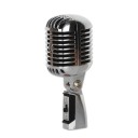 Microfon vocal dinamic în design retro cu caracteristică cardioidă și corp metalic 1