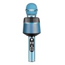 Microfone de karaoke Bluetooth para canto Microfone manual de condensador com característica cardioide Redução de ruído e controlo de volume 3