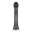 Microfone de karaoke sem fios para cantar com Bluetooth 4.1 Bateria interna de 4000 mAh Cabo de áudio e de carregamento incluído Comprimento 1