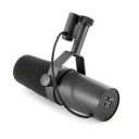Microfone dinâmico com saída XLR para gravação em estúdio Podcast Vocal Comutador de agudos e graves Windscreen integrado Alto SPL Suporte 3