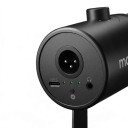 Microfone dinâmico MAONO PD400X USB e XLR Controlo de volume e saída para auscultadores Metal Preto Para streaming e podcasts 5