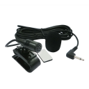 Micrófono de 3,5 mm con cable para autoradio de 3 m Micrófono externo universal con clip y base autoadhesiva para manos libres 1