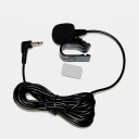 Micrófono de 3,5 mm con cable para autoradio de 3 m Micrófono externo universal con clip y base autoadhesiva para manos libres 2