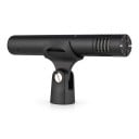 Micrófono de condensador 14,5 x 2,2 cm membrana cardioide con conector XLR resistente a la humedad negro para grabación de estudio 5