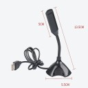 Micrófono de condensador USB de escritorio con soporte ajustable para PC y portátil con filtro de ruido y reconocimiento automático 4