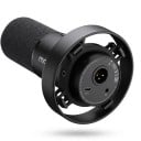 Micrófono dinámico de grabación XLR y USB 192 kHz 24 bit con reducción de ruido negro para podcasts y creación de contenido y estudio en casa 4