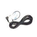 Microfono esterno da 3,5mm con cavo da 3m per autoradio Montaggio autoadesivo sul cruscotto Microfono cablato di qualità per chiamate in vivavoce 2