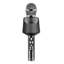 Microfono karaoke bluetooth per canto Microfono a condensatore manuale con caratteristica cardioide Riduzione del rumore e controllo del volume 1