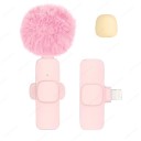 Microfono Lavalier Wireless con connettore Lightning per iPhone iOS Mini microfono per video, audio, live stream e vlog Microfono compatto 2