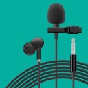 Microphone avec écouteur 1