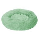 Microplys hundeseng formet som en donut Ø40 cm Blød rund seng med langt hår Åndbar og vaskbar angstdæmpende seng Komfortabel seng 8