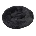 Microplys hundeseng formet som en donut Ø40 cm Blød rund seng med langt hår Åndbar og vaskbar angstdæmpende seng Komfortabel seng til små hunde 3